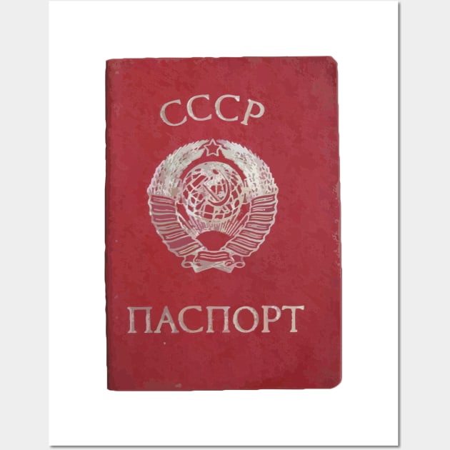 passport USSR Wall Art by kausofa